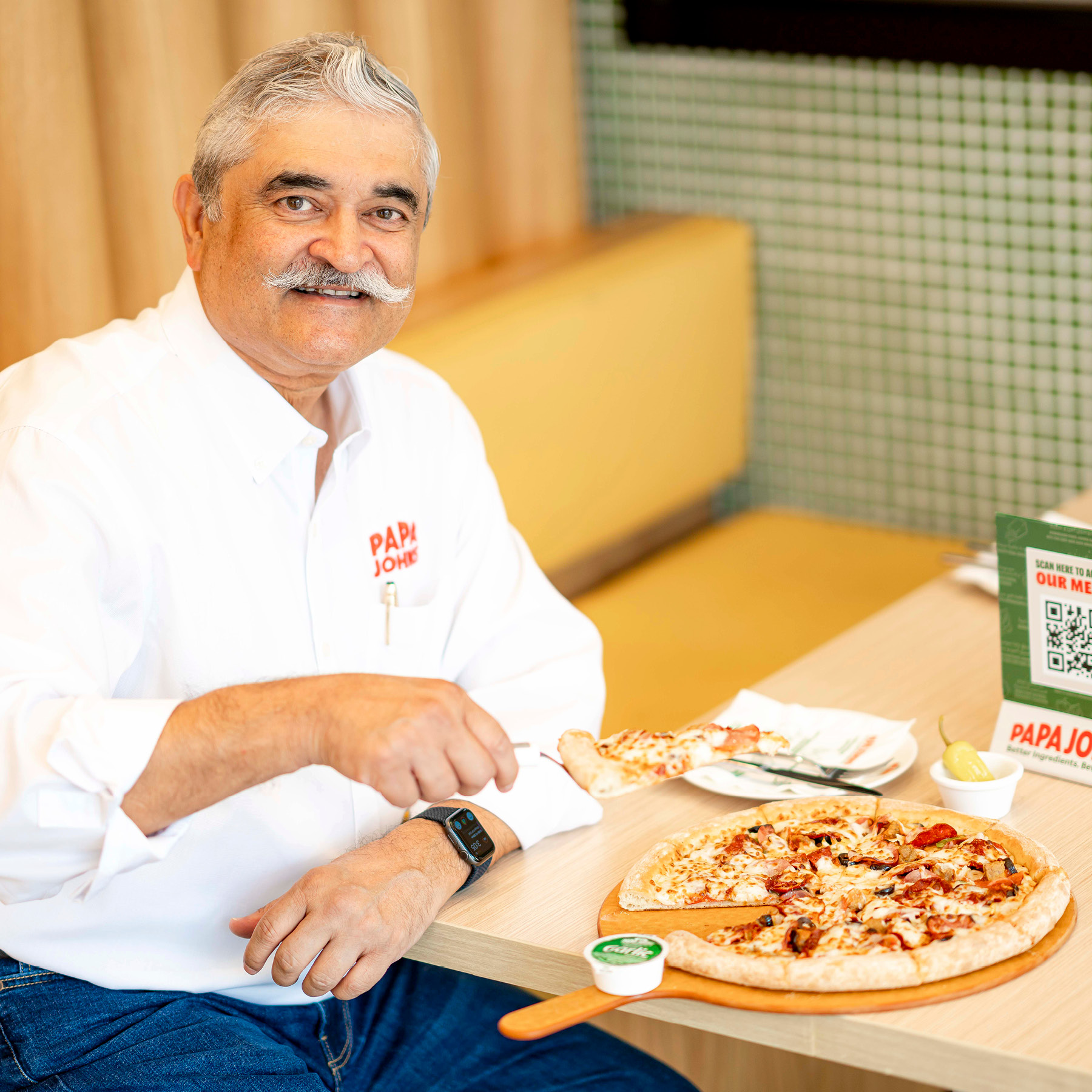 Support Global with Papa John's Pizza