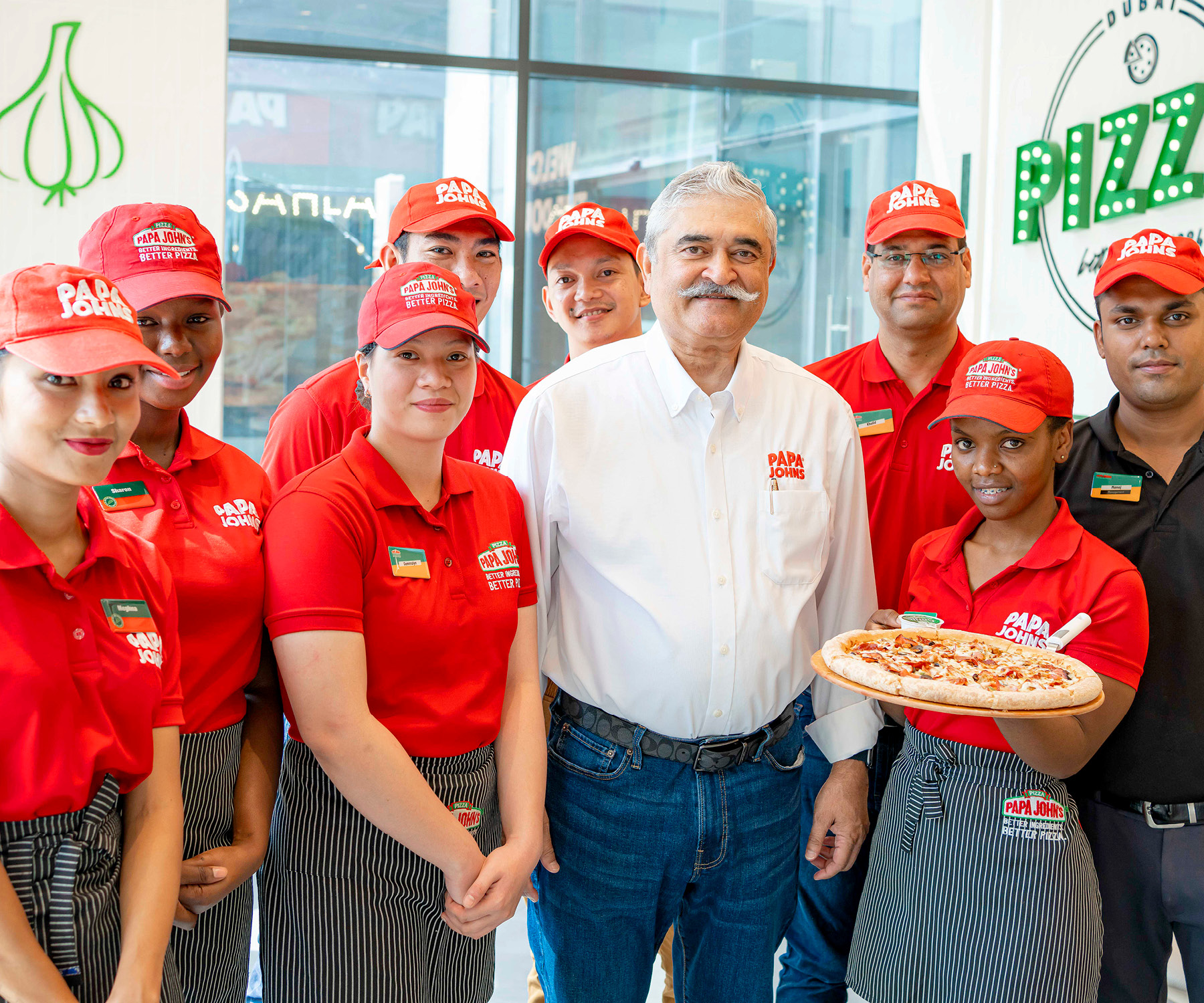 Papa Johns delivery service in Bahrain