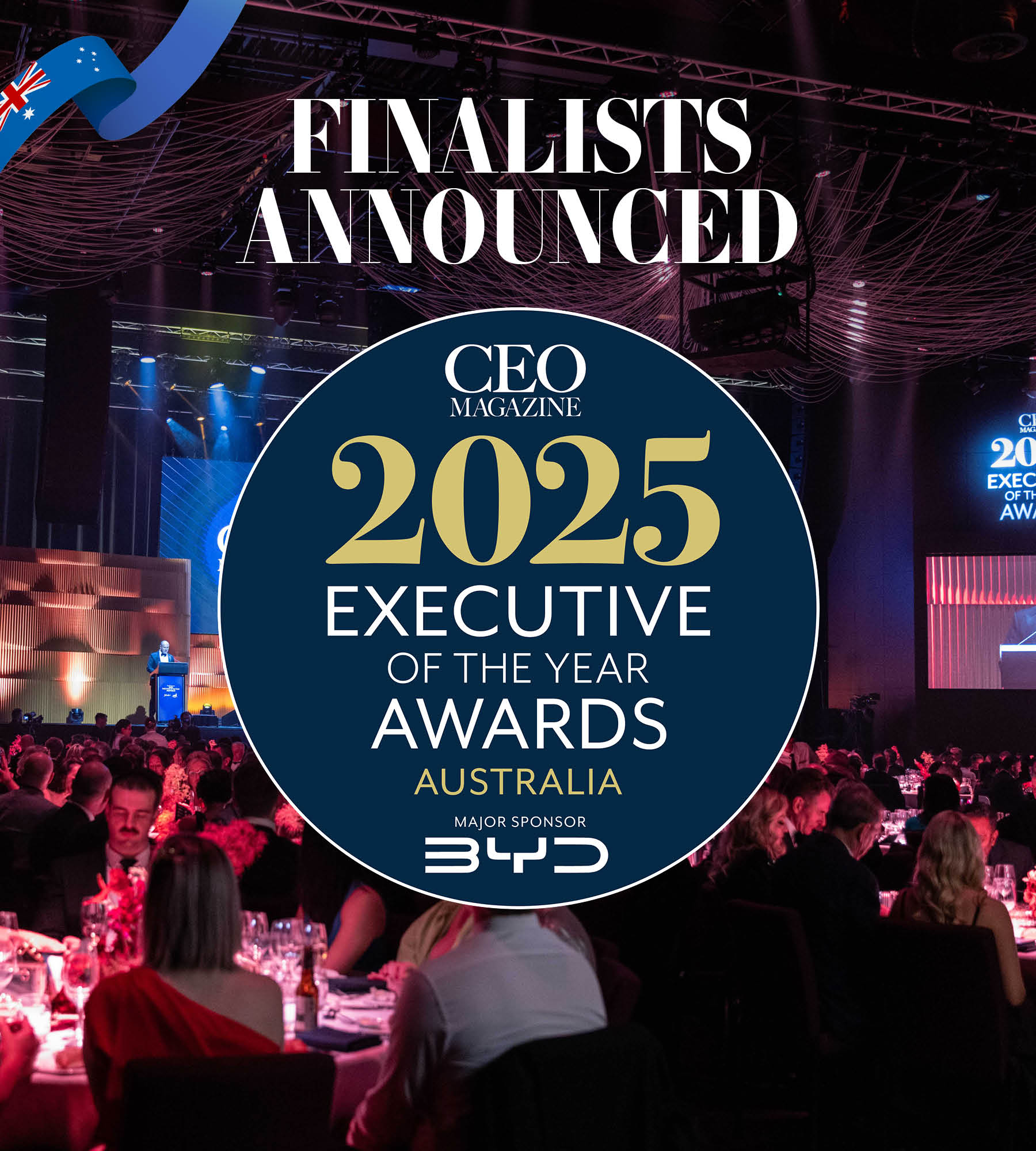 Finalists announced: 2025 Executive of the Year Awards – Australia – Global